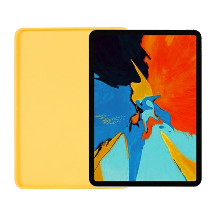 Solid Color Liquid Silicone Shockpoof Tablet Case For iPad Air 11 2024 / Air 2022 / 2020 10.9(Yellow) - iPad Air (2022) / (2020) 10.9 Cases by PMC TechLife | Online Shopping South Africa | PMC TechLife | Buy Now Pay Later Mobicred