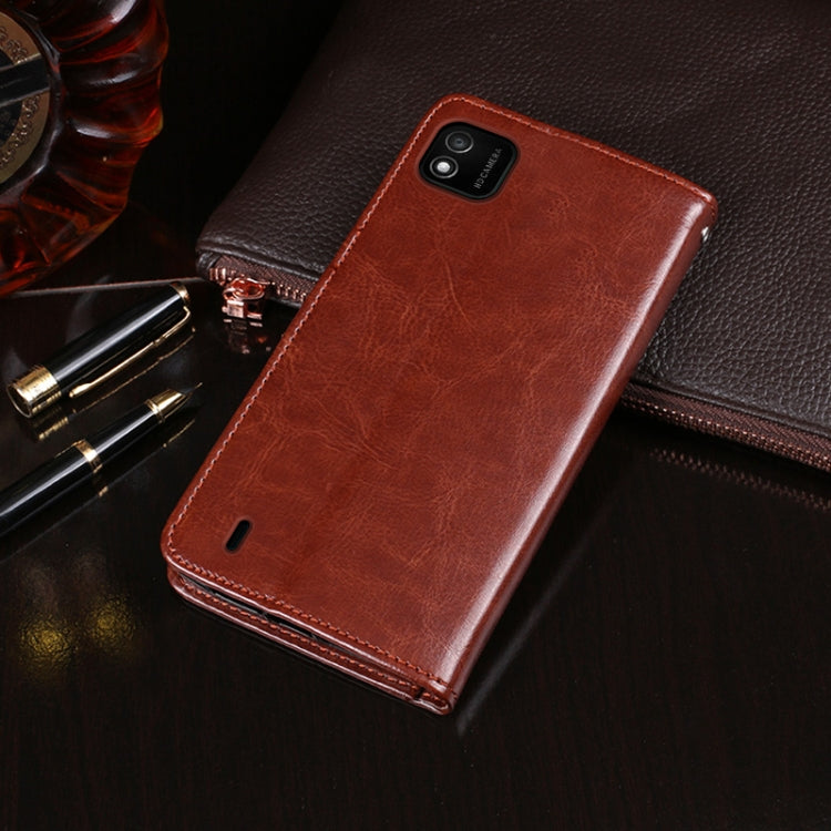 For Wiko Y62 idewei Crazy Horse Texture Horizontal Flip Leather Case with Holder & Card Slots & Wallet(Brown) - free shipping - PMC Jewellery - Order now!
