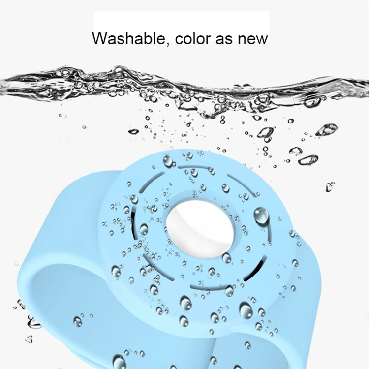 Anti-scratch Shockproof Silicone Bracelet Strap Protective Cover Case For AirTag(Mint Green) -  by PMc TechLife | Online Shopping South Africa | PMc TechLife | Buy Now Pay Later Mobicred