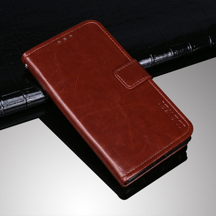 For Wiko Power U10 idewei Crazy Horse Texture Horizontal Flip Leather Case with Holder & Card Slots & Wallet(Brown) - More Brand by idewei | Online Shopping South Africa | PMC Jewellery | Buy Now Pay Later Mobicred