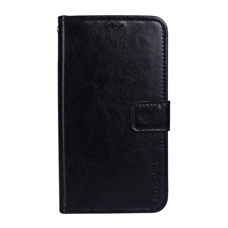 For Wiko Power U30 idewei Crazy Horse Texture Horizontal Flip Leather Case with Holder & Card Slots & Wallet(Black) - More Brand by idewei | Online Shopping South Africa | PMC Jewellery | Buy Now Pay Later Mobicred