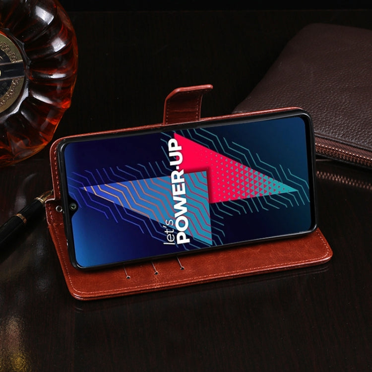 For Wiko Power U30 idewei Crazy Horse Texture Horizontal Flip Leather Case with Holder & Card Slots & Wallet(Black) - More Brand by idewei | Online Shopping South Africa | PMC Jewellery | Buy Now Pay Later Mobicred