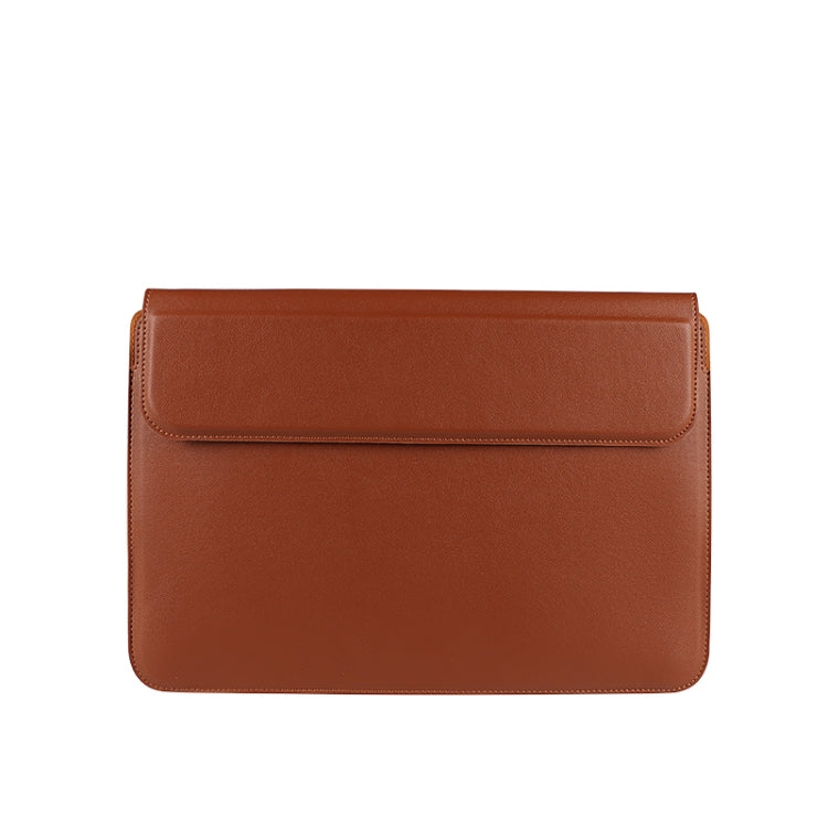 PU08 Multifunctional Notebook PU Liner Bag, Size:14.1-15.4 inch(Cowhide Yellow) - 15 inch by PMC Jewellery | Online Shopping South Africa | PMC Jewellery | Buy Now Pay Later Mobicred