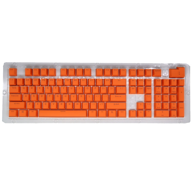 HXSJ P9 104 Keys PBT Color Mechanical Keyboard Keycaps(Orange) - free shipping - PMC Jewellery - Order now!