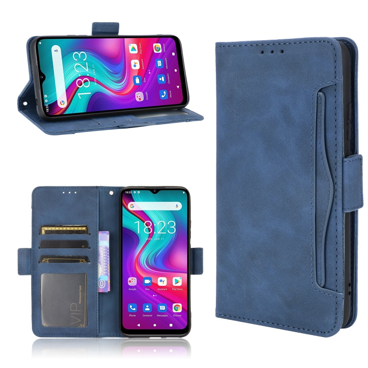 For Doogee X96 Pro Skin Feel Calf Pattern Horizontal Flip Leather Case with Holder & Card Slots & Photo Frame(Blue) - More Brand by PMC TechLife | Online Shopping South Africa | PMC TechLife | Buy Now Pay Later Mobicred