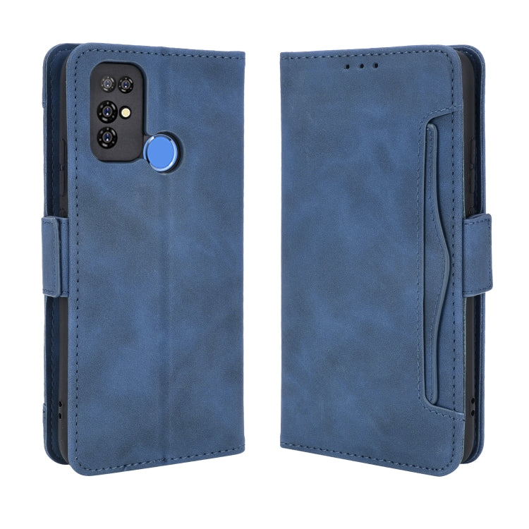 For Doogee X96 Pro Skin Feel Calf Pattern Horizontal Flip Leather Case with Holder & Card Slots & Photo Frame(Blue) - More Brand by PMC TechLife | Online Shopping South Africa | PMC TechLife | Buy Now Pay Later Mobicred