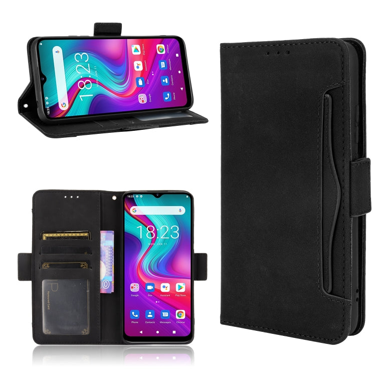 For Doogee X96 Pro Skin Feel Calf Pattern Horizontal Flip Leather Case with Holder & Card Slots & Photo Frame(Black) - More Brand by PMC TechLife | Online Shopping South Africa | PMC TechLife | Buy Now Pay Later Mobicred