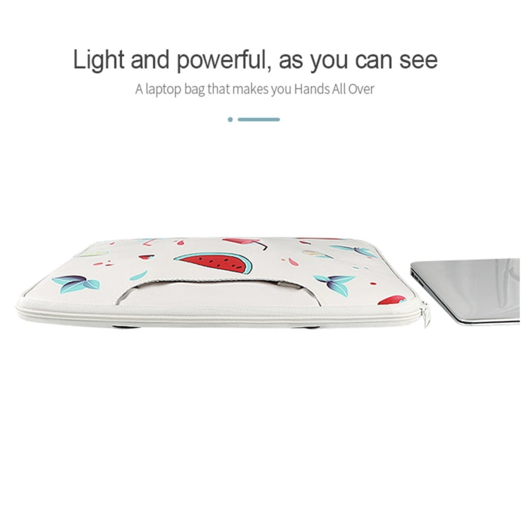 ST01KT Lightweight PU Printed Laptop Bag, Size:14.1-15.4 inch(Ice Cream) - free shipping - PMC Jewellery - Order now!