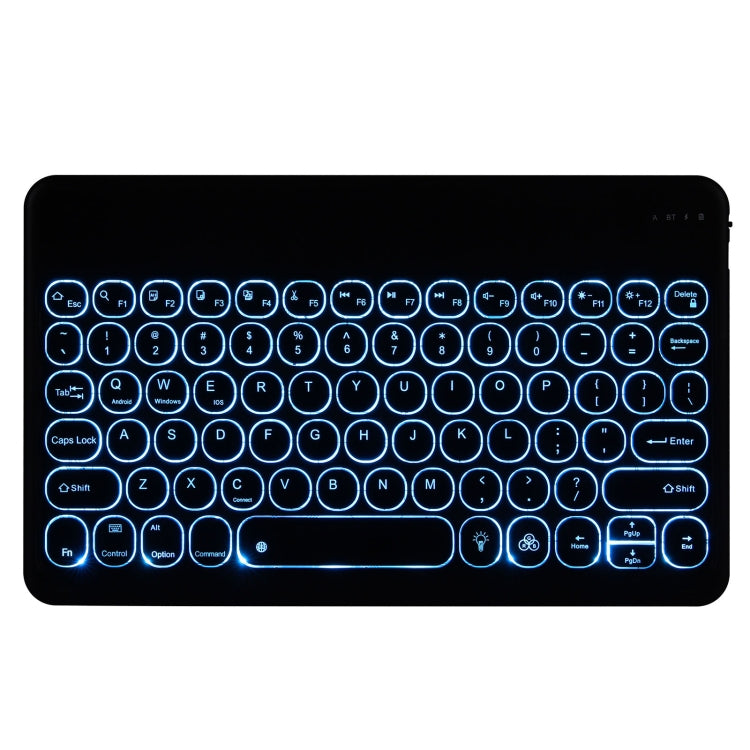 For Lenovo Pad Pro 11.5 inch 2021 TB-J716F / Tab P11 Pro 11.5 inch TB-J706F YAM13 Backlight Style Lambskin Texture Detachable Round Keycap Bluetooth Keyboard Leather Tablet Case with Holder(Light Green) - Lenovo Keyboard by PMC TechLife | Online Shopping South Africa | PMC TechLife