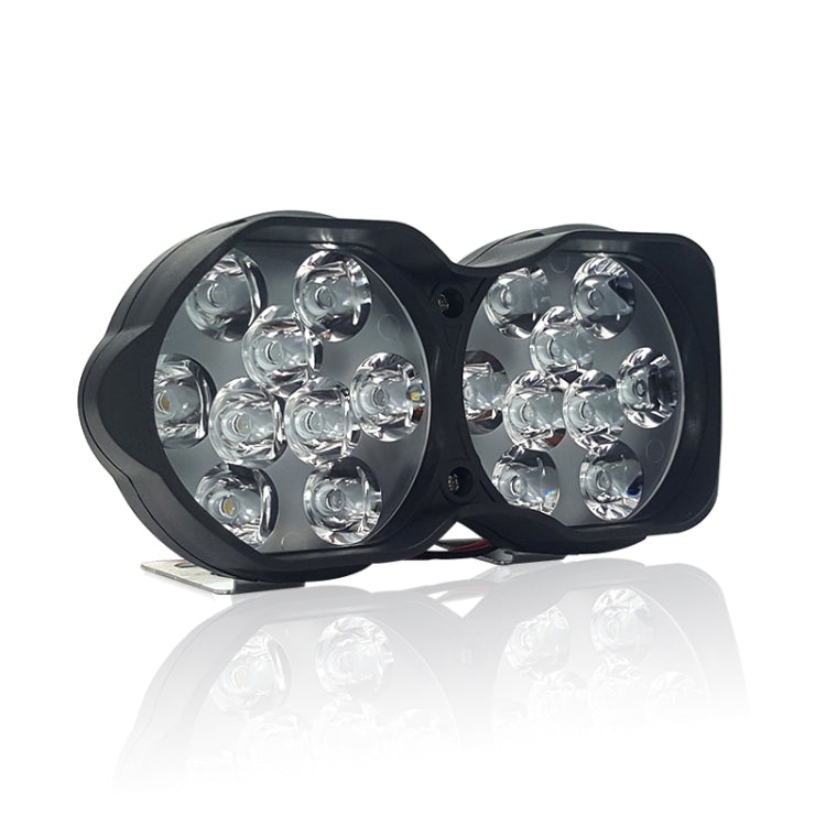 2 PCS L15 8-85V / 15W / 5000K / 1200LM Motorcycle / Car IPX4 Waterproof External LED Glare Spotlight Working Lamp - Headlights by PMC TechLife | Online Shopping South Africa | PMC TechLife | Buy Now Pay Later Mobicred