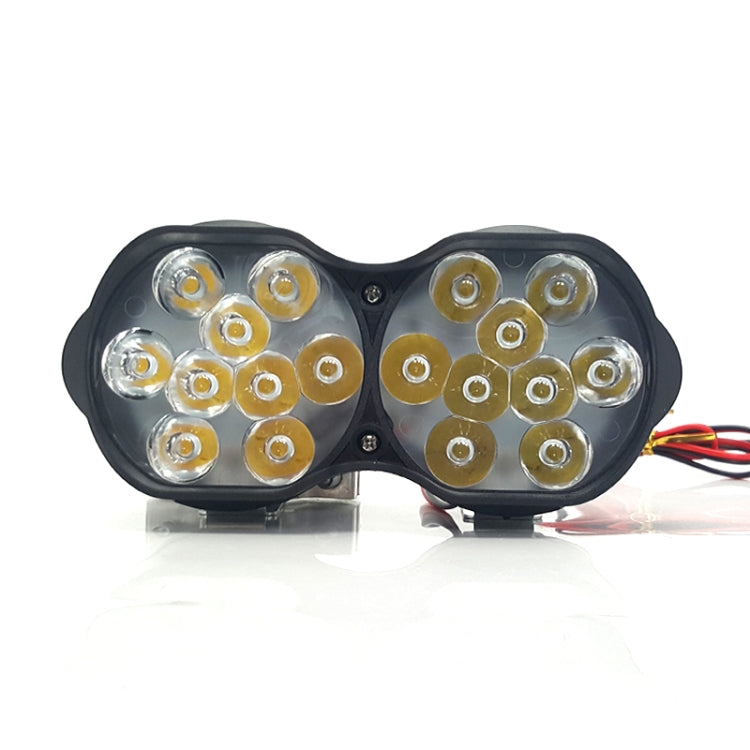 2 PCS L15 8-85V / 15W / 5000K / 1200LM Motorcycle / Car IPX4 Waterproof External LED Glare Spotlight Working Lamp - Headlights by PMC TechLife | Online Shopping South Africa | PMC TechLife | Buy Now Pay Later Mobicred