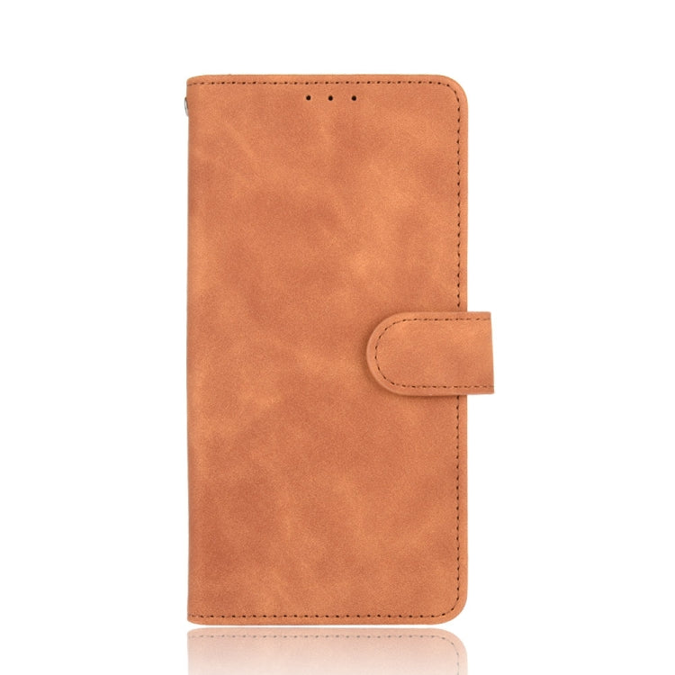 For Ulefone Armor 11T 5G Solid Color Skin Feel Magnetic Buckle Horizontal Flip Calf Texture PU Leather Case with Holder & Card Slots & Wallet(Brown) - Ulefone Cases by PMC Jewellery | Online Shopping South Africa | PMC Jewellery | Buy Now Pay Later Mobicred