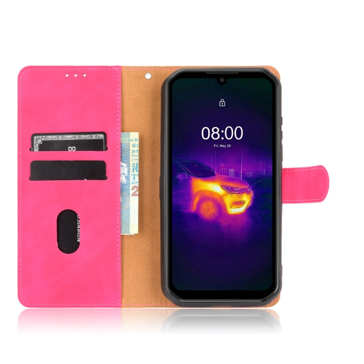 For Ulefone Armor 11T 5G Solid Color Skin Feel Magnetic Buckle Horizontal Flip Calf Texture PU Leather Case with Holder & Card Slots & Wallet(Rose Red) - Ulefone Cases by PMC Jewellery | Online Shopping South Africa | PMC Jewellery | Buy Now Pay Later Mobicred