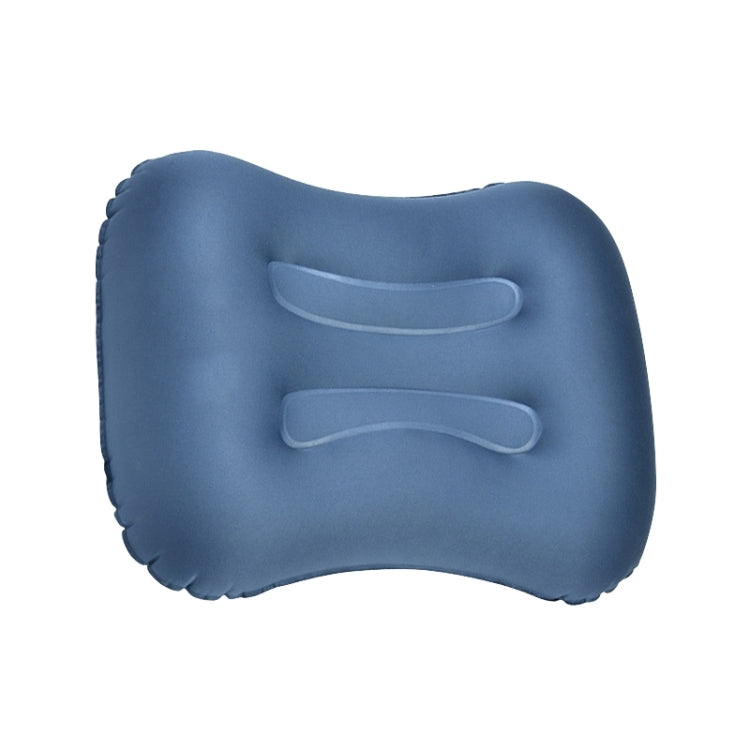 Outdoor Camping Trip Foldable Portable Inflatable Pillow Nap Waist Pillow, Specification:Inflate with Your Mouth(Double Ink Blue) - free shipping - PMC TechLife - Order now!