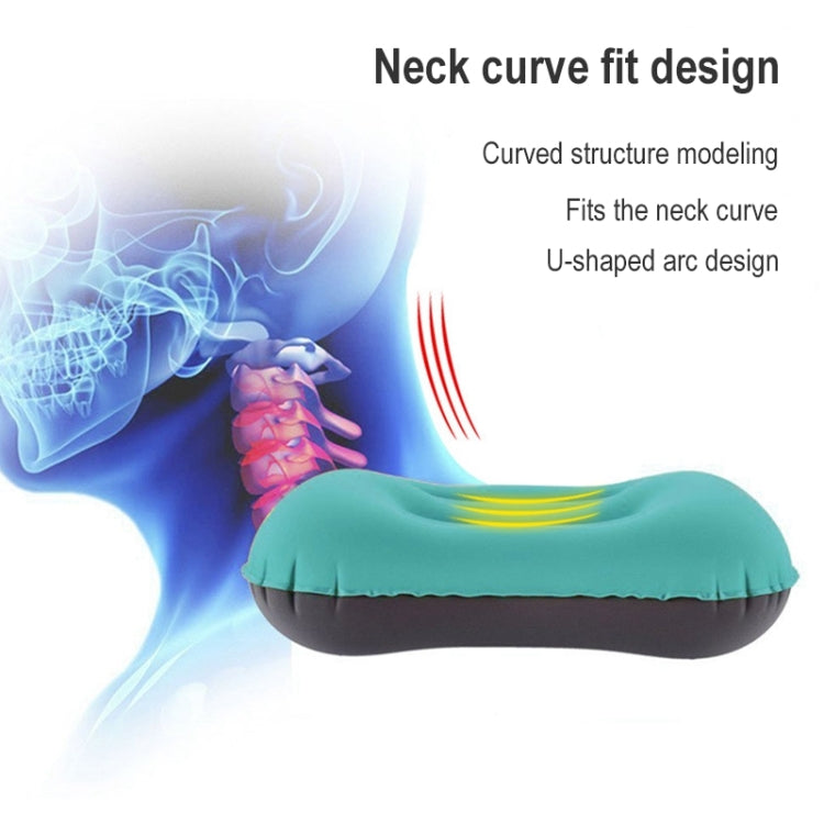 Outdoor Camping Trip Foldable Portable Inflatable Pillow Nap Waist Pillow, Specification:Inflate with Your Mouth(Dark Blue) - Camping Mats by PMC TechLife | Online Shopping South Africa | PMC TechLife | Buy Now Pay Later Mobicred