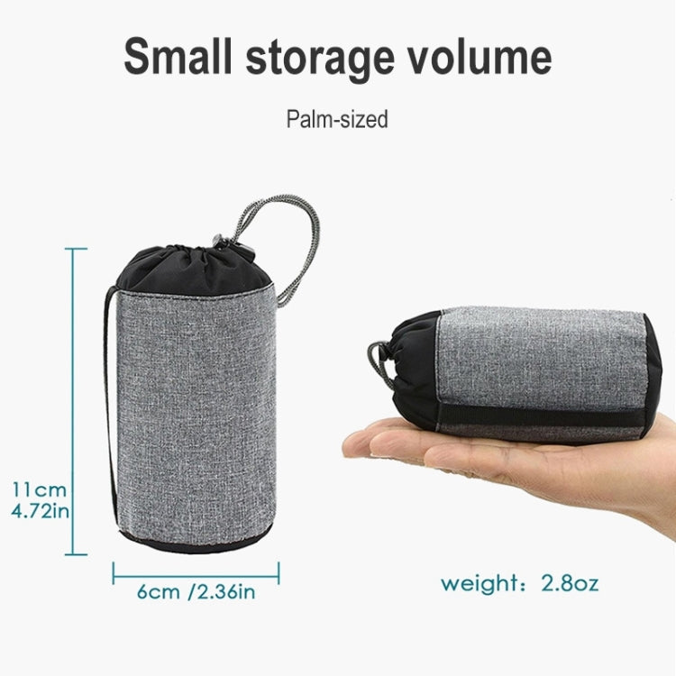 Outdoor Camping Trip Foldable Portable Inflatable Pillow Nap Waist Pillow, Specification:Inflate with Your Mouth(Dark Gray) - Camping Mats by PMC TechLife | Online Shopping South Africa | PMC TechLife | Buy Now Pay Later Mobicred