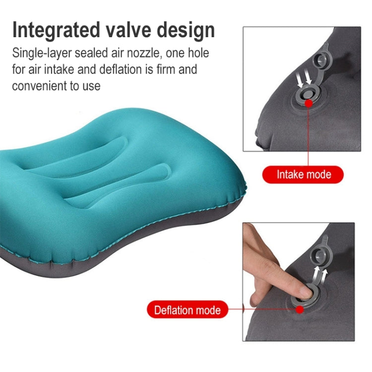 Outdoor Camping Trip Foldable Portable Inflatable Pillow Nap Waist Pillow, Specification:Inflate with Your Mouth(Dark Blue) - Camping Mats by PMC TechLife | Online Shopping South Africa | PMC TechLife | Buy Now Pay Later Mobicred