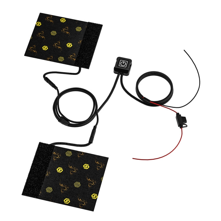 WUPP CS-974B1 Motorcycle Modified Hook and Loop Fastener Intelligent Electric Heating Hand Cover Heated Grip with Three Gear Temperature Control - Grips by WUPP | Online Shopping South Africa | PMC TechLife | Buy Now Pay Later Mobicred