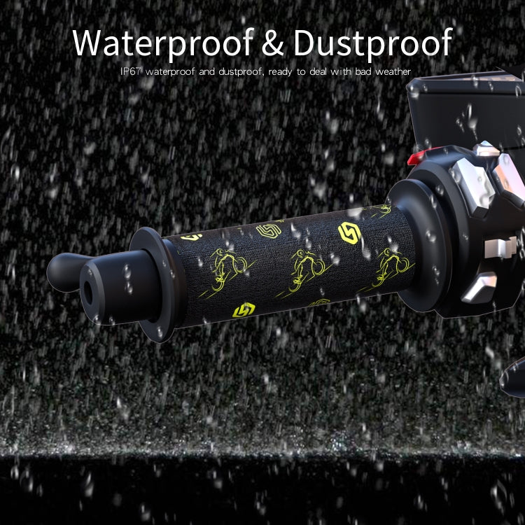 WUPP CS-974B1 Motorcycle Modified Hook and Loop Fastener Intelligent Electric Heating Hand Cover Heated Grip with Three Gear Temperature Control - Grips by WUPP | Online Shopping South Africa | PMC TechLife | Buy Now Pay Later Mobicred