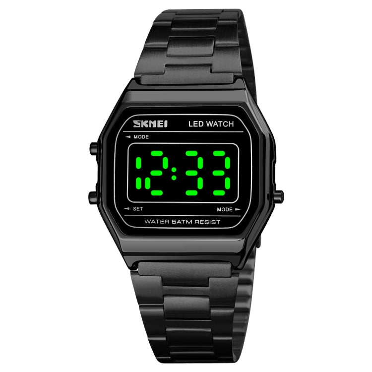 SKMEI 1646 LED Digital Display Luminous Electronic Watch(Black) - free shipping - PMC TechLife - Order now!
