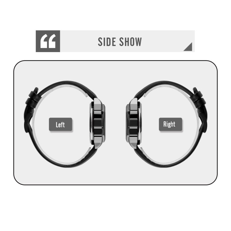 SKMEI 1650 Leather Strap Version LED Digital Display Electronic Watch with Touch Luminous Button(Silver) - free shipping - PMC TechLife - Order now!