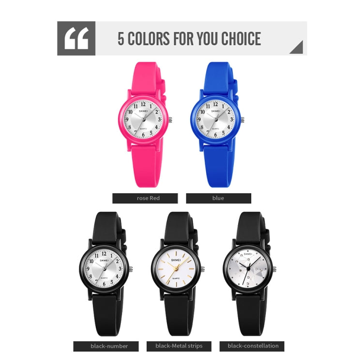 SKMEI 1659 Thin PU Leather Strap Small Dial Quartz Watch for Ladies(Black Shell Strip Nails Type) - free shipping - PMC TechLife - Order now!
