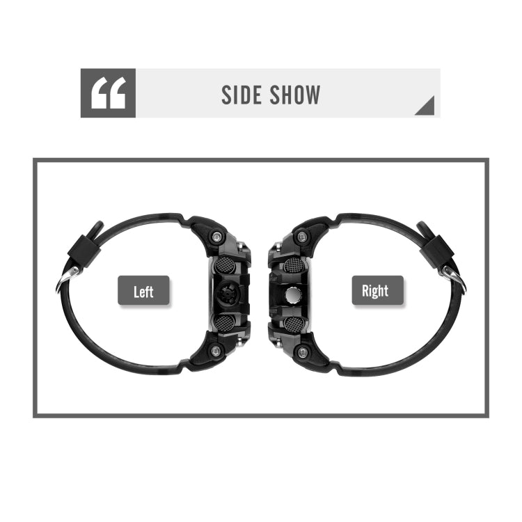 SKMEI 1725 Three Time LED Digital Display Timing Luminous Electronic Watch(Blue) - free shipping - PMC TechLife - Order now!