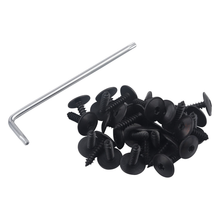 A5474 50 PCS M5x16 Mudguard Screws with Wrench N90775001 for Audi - Nuts & Bolts by PMC TechLife | Online Shopping South Africa | PMC TechLife | Buy Now Pay Later Mobicred