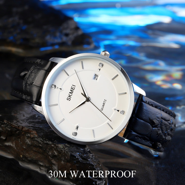 SKMEI 1801 Men Casual Calendar Quartz Watch(Golden Steel Belt) - free shipping - PMC TechLife - Order now!