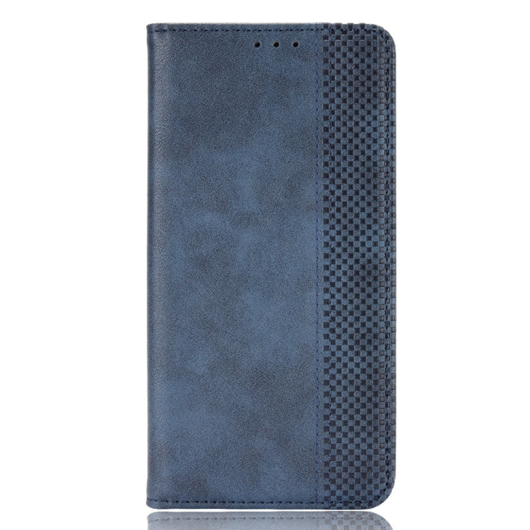 For Ulefone Armor 11 5G / Armor 11T 5G Magnetic Buckle Retro Crazy Horse Texture Horizontal Flip Leather Case with Holder & Card Slots & Photo Frame(Blue) - Ulefone Cases by PMC Jewellery | Online Shopping South Africa | PMC Jewellery | Buy Now Pay Later Mobicred