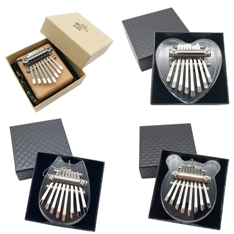 Mini 8 Tone Thumb Piano Kalimba Musical Instruments, Random Packaging(Acrylic Chinchilla) - Keyboard Accessories by PMC TechLife | Online Shopping South Africa | PMC TechLife | Buy Now Pay Later Mobicred