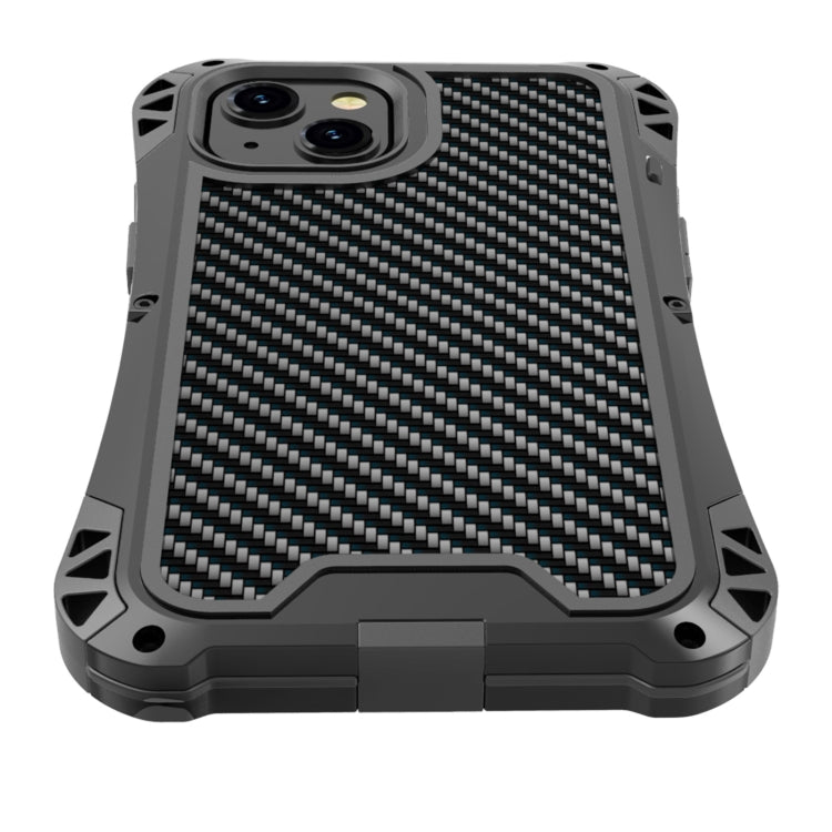 For iPhone 13 mini R-JUST AMIRA Shockproof Dustproof Waterproof Metal Protective Case (Black) - iPhone 13 mini Cases by R-JUST | Online Shopping South Africa | PMC TechLife | Buy Now Pay Later Mobicred