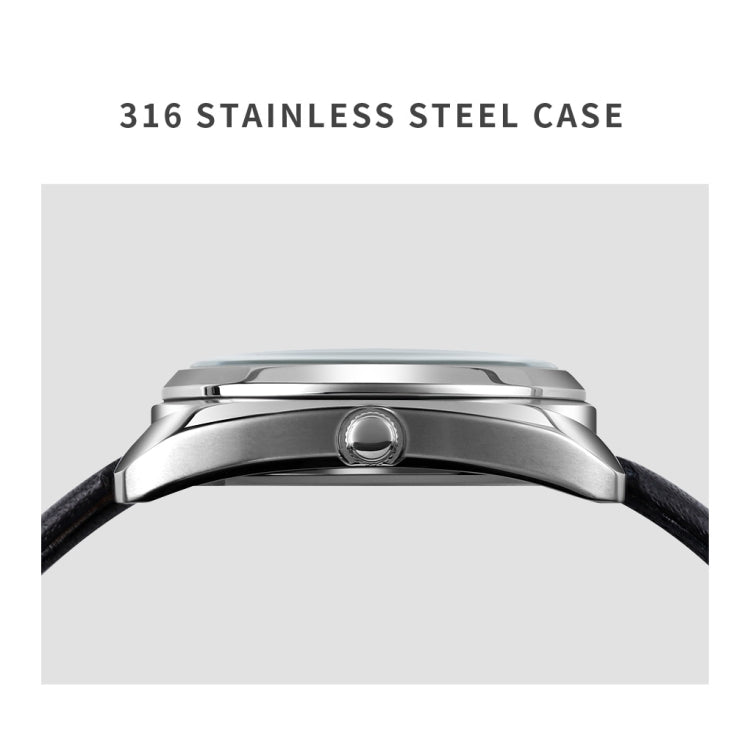 SKMEI Q029 Ladies Phone Number Pattern Dial Leather Strap Quartz Watch(Blue) - free shipping - PMC TechLife - Order now!