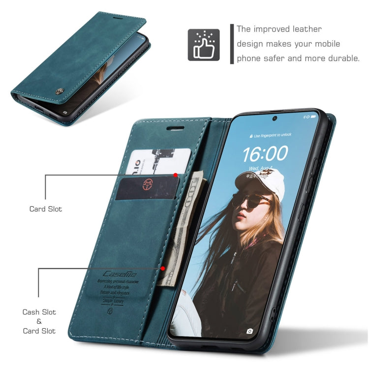 CaseMe 013 Multifunctional Horizontal Flip Leather Case with Holder & Card Slot & Wallet For Huawei P50(Blue) - free shipping - PMC Jewellery - Order now!