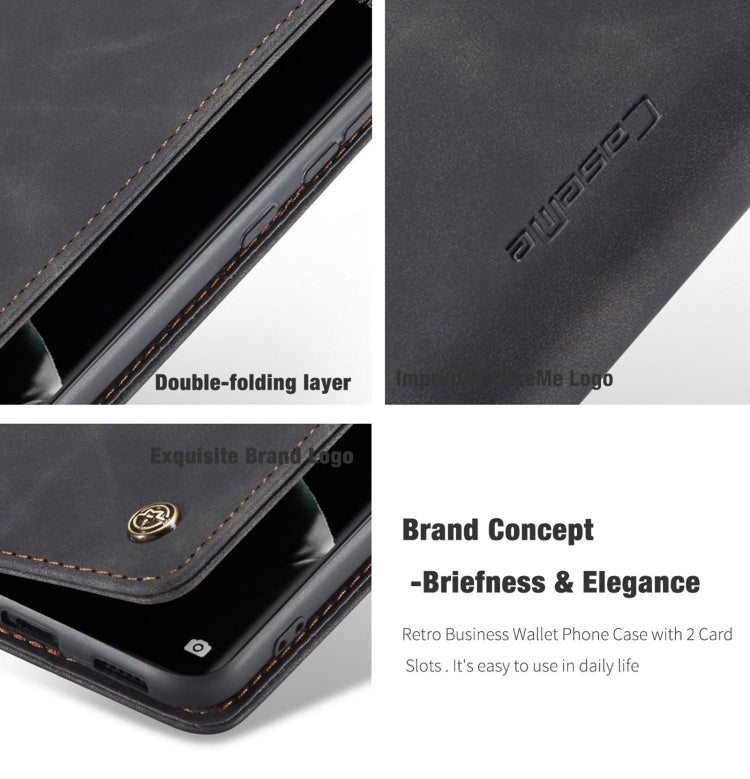 CaseMe 013 Multifunctional Horizontal Flip Leather Case with Holder & Card Slot & Wallet For Huawei P50 Pro(Black) - free shipping - PMC Jewellery - Order now!