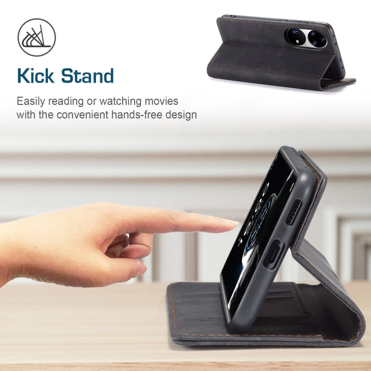 CaseMe 013 Multifunctional Horizontal Flip Leather Case with Holder & Card Slot & Wallet For Huawei P50 Pro(Black) - free shipping - PMC Jewellery - Order now!