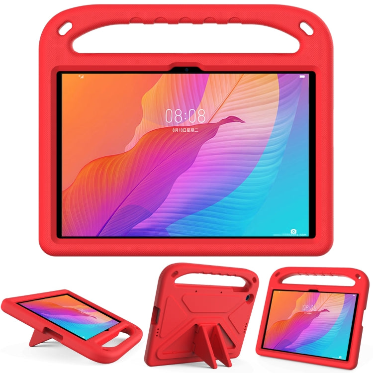 For Huawei Enjoy Tablet 2 / MatePad T10 / T10s Portable Handle EVA Shockproof Anti Falling Protective Case with Triangle Holder(Red) - free shipping - PMC TechLife - Order now!