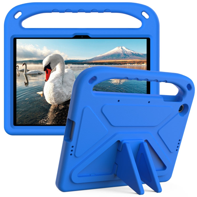 For Huawei Enjoy Tablet 2 / MatePad T10 / T10s Portable Handle EVA Shockproof Anti Falling Protective Case with Triangle Holder(Blue) - Huawei by PMC TechLife | Online Shopping South Africa | PMC TechLife | Buy Now Pay Later Mobicred