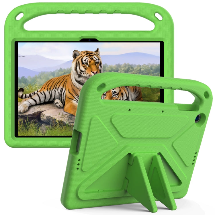 For Huawei Enjoy Tablet 2 / MatePad T10 / T10s Portable Handle EVA Shockproof Anti Falling Protective Case with Triangle Holder(Green) - Huawei by PMC TechLife | Online Shopping South Africa | PMC TechLife | Buy Now Pay Later Mobicred