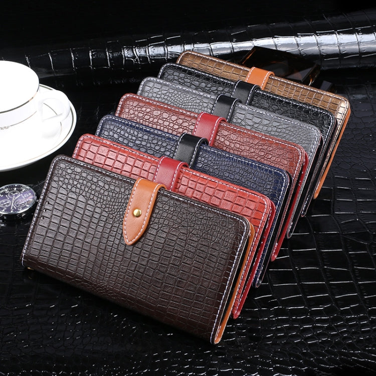 For Ulefone Armor 11 5G idewei Crocodile Texture Horizontal Flip Leather Case with Holder & Card Slots & Wallet(Black) - Ulefone Cases by idewei | Online Shopping South Africa | PMC Jewellery | Buy Now Pay Later Mobicred