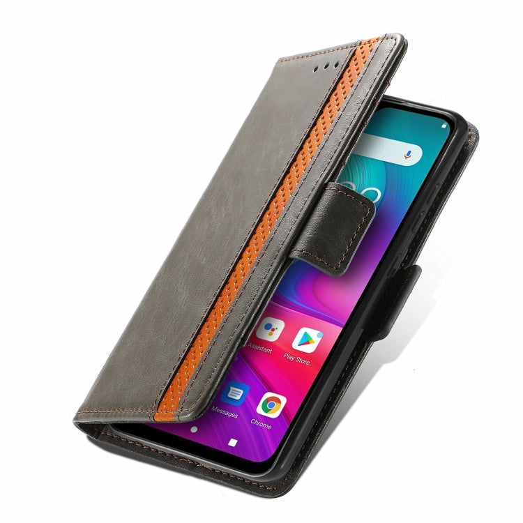 For Doogee X96 Pro CaseNeo Business Splicing Dual Magnetic Buckle Horizontal Flip PU Leather Case with Holder & Card Slots & Wallet(Grey) - More Brand by PMC TechLife | Online Shopping South Africa | PMC TechLife | Buy Now Pay Later Mobicred