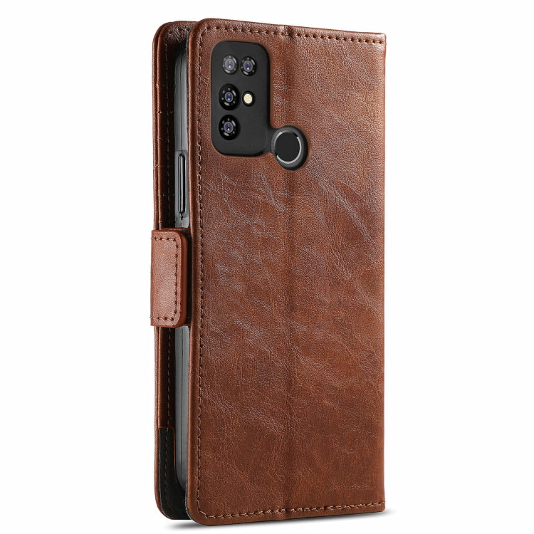For Doogee X96 Pro CaseNeo Business Splicing Dual Magnetic Buckle Horizontal Flip PU Leather Case with Holder & Card Slots & Wallet(Brown) - More Brand by PMC TechLife | Online Shopping South Africa | PMC TechLife | Buy Now Pay Later Mobicred