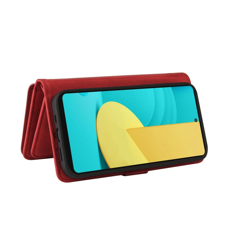 For LG Stylo 7 / Stylo 7 5G Skin Feel PU + TPU Horizontal Flip Leather Case With Holder & 15 Cards Slot & Wallet & Zipper Pocket & Lanyard(Red) - LG Cases by PMC TechLife | Online Shopping South Africa | PMC TechLife | Buy Now Pay Later Mobicred