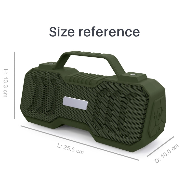 New Rixing NR-4500M Bluetooth 5.0 Portable Outdoor Karaoke Wireless Bluetooth Speaker with Microphone(Grey) - free shipping - PMC Jewellery - Order now!