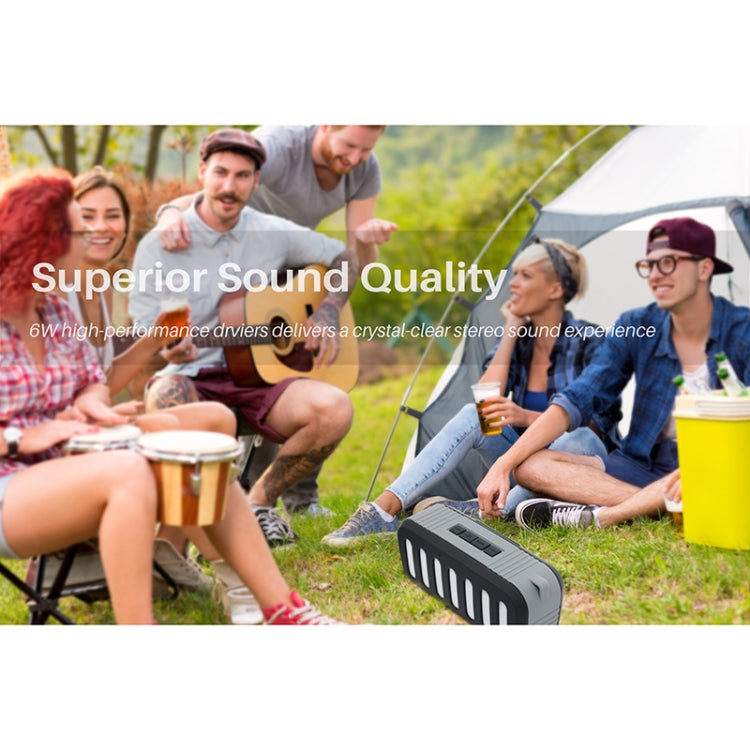 NewRixing NR-2013 TWS Car Exhaust Duct-shaped Bluetooth Speaker(Red) - free shipping - PMC Jewellery - Order now!