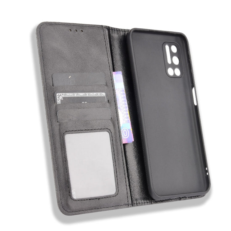 For Doogee N40 Pro Magnetic Buckle Retro Pattern Horizontal Flip Leather Case with Holder & Card Slot & Wallet(Black) - More Brand by PMC TechLife | Online Shopping South Africa | PMC TechLife | Buy Now Pay Later Mobicred
