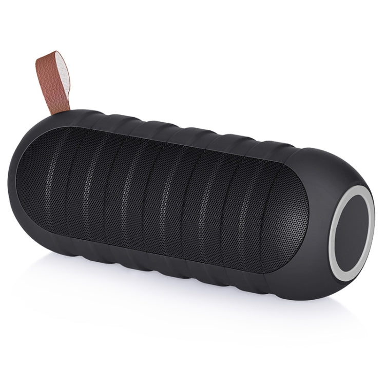 NewRixing NR-3025 TWS Outdoor Portable Splashproof Bluetooth Speaker with Flashlight Function(Black) - free shipping - PMC Jewellery - Order now!
