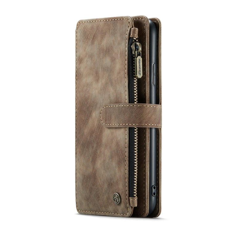 For iPhone 11 Pro Max CaseMe-C30 PU + TPU Multifunctional Horizontal Flip Leather Case with Holder & Card Slot & Wallet & Zipper Pocket (Brown) - iPhone 11 Pro Max Cases by CaseMe | Online Shopping South Africa | PMC Jewellery | Buy Now Pay Later Mobicred