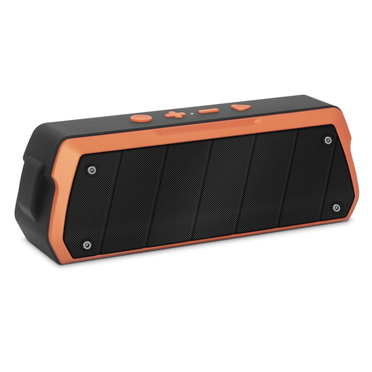 NewRixing NR-5000 IPX5 High Fidelity Bluetooth Speaker, Support Hands-free Call / TF Card / FM / U Disk(Orange) - free shipping - PMC Jewellery - Order now!
