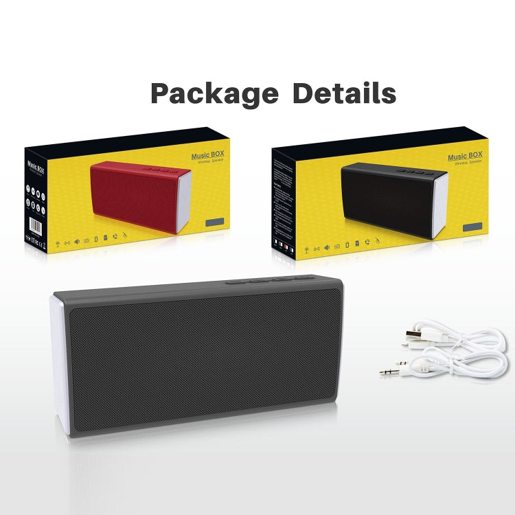 NewRixing NR-5012 Desktop Plating Bluetooth Speakerr, Support Hands-free Call / TF Card / FM / U Disk(Blue) - free shipping - PMC Jewellery - Order now!